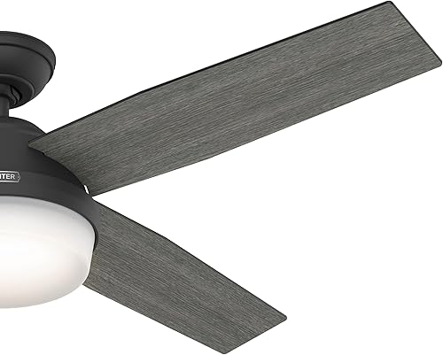 Miniatura 10 de Hunter Fan Company 52388 Dempsey Ventilador de techo, 52 pulgadas, negro mate