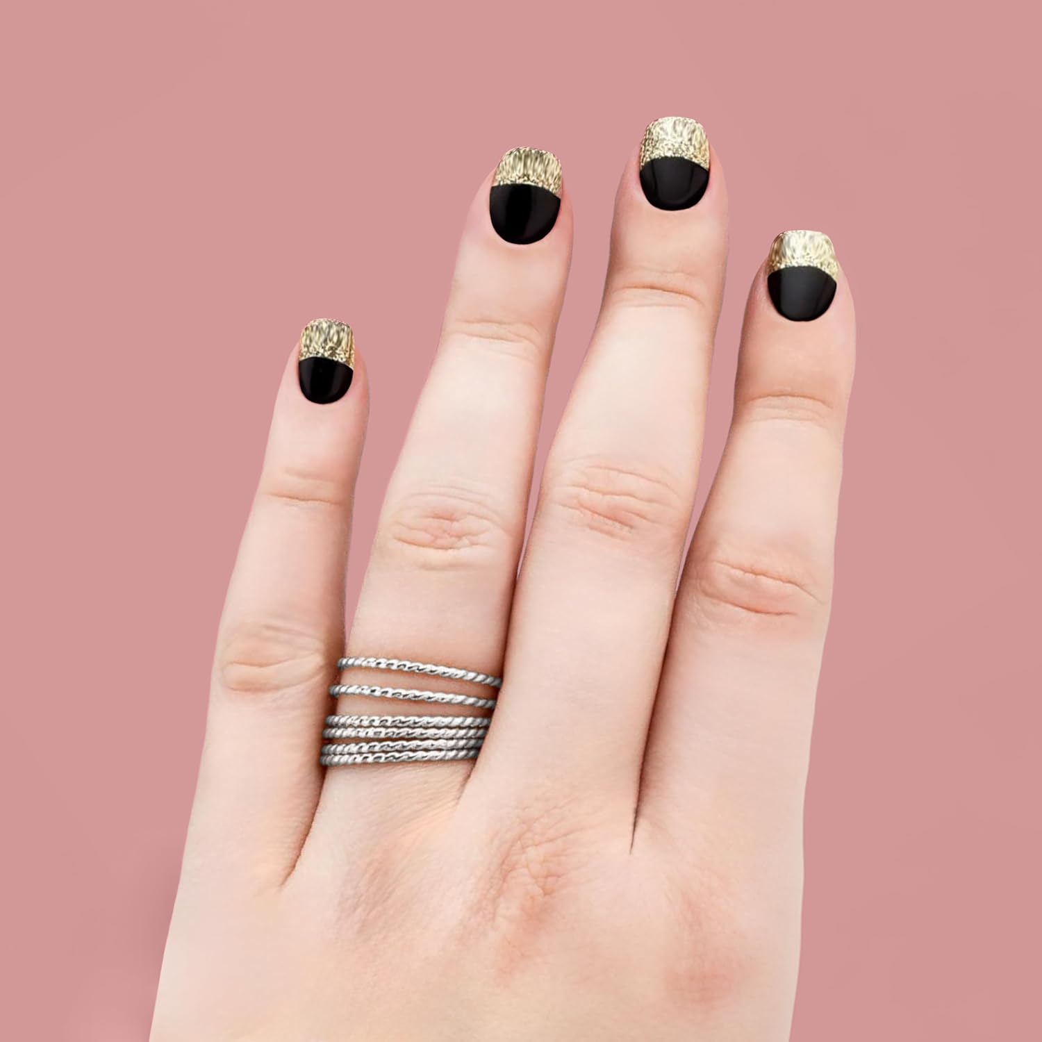 Melanie Golden Jewelry Thin Twisted Rope Stacking 1mm Skinny Ring in Silver, Gold, or Rose Gold | Comfort Fit | Sizes 2-12 (Sterling Silver, 2) - Image 3