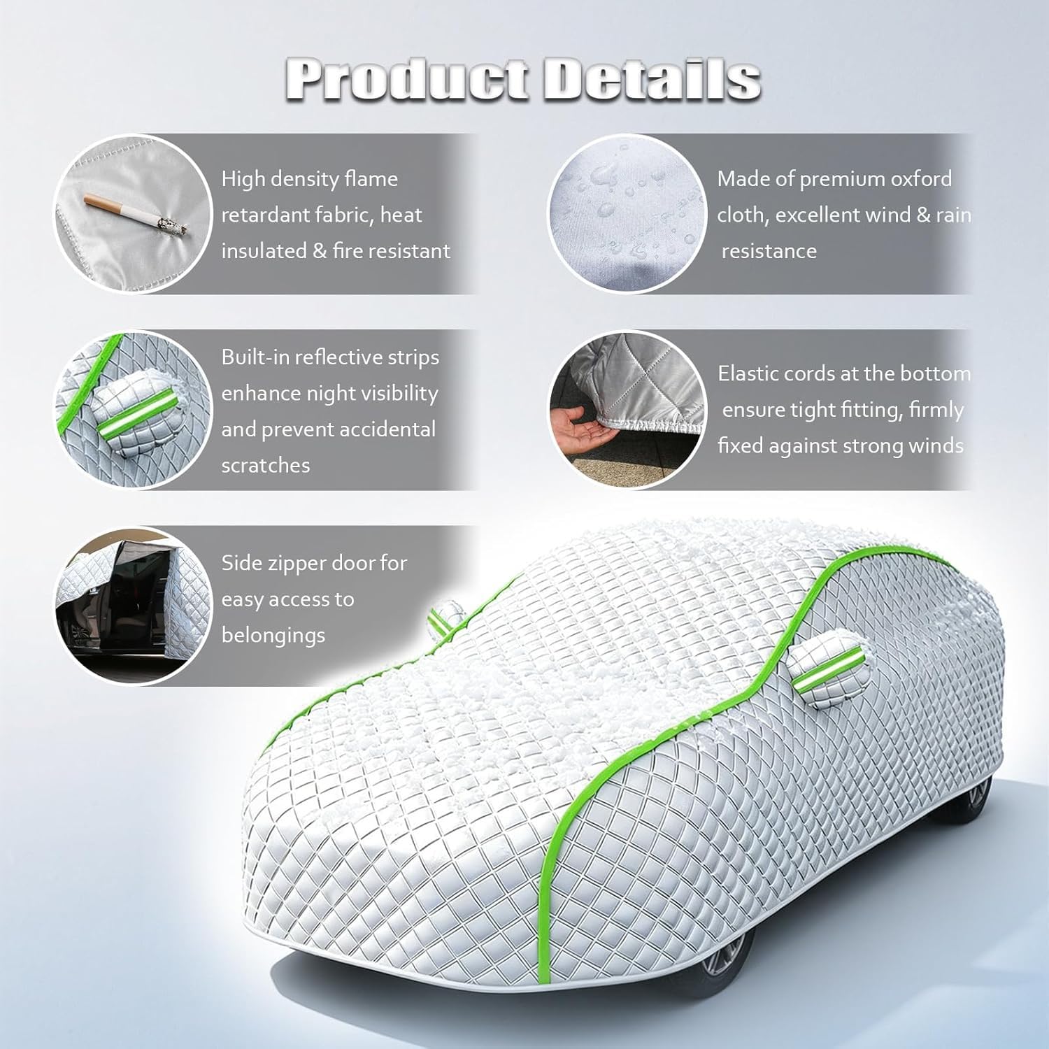Funda Coche Antigranizo para Kia Sorento SUV | Funda para vehículos de exterior para todo tipo de clima, duradera, a prueba de granizo, ventisca y resistente a los rayos UV