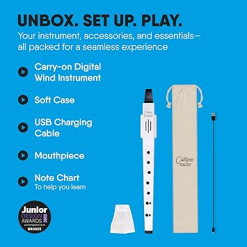 Carry On Digital Wind Instrument White