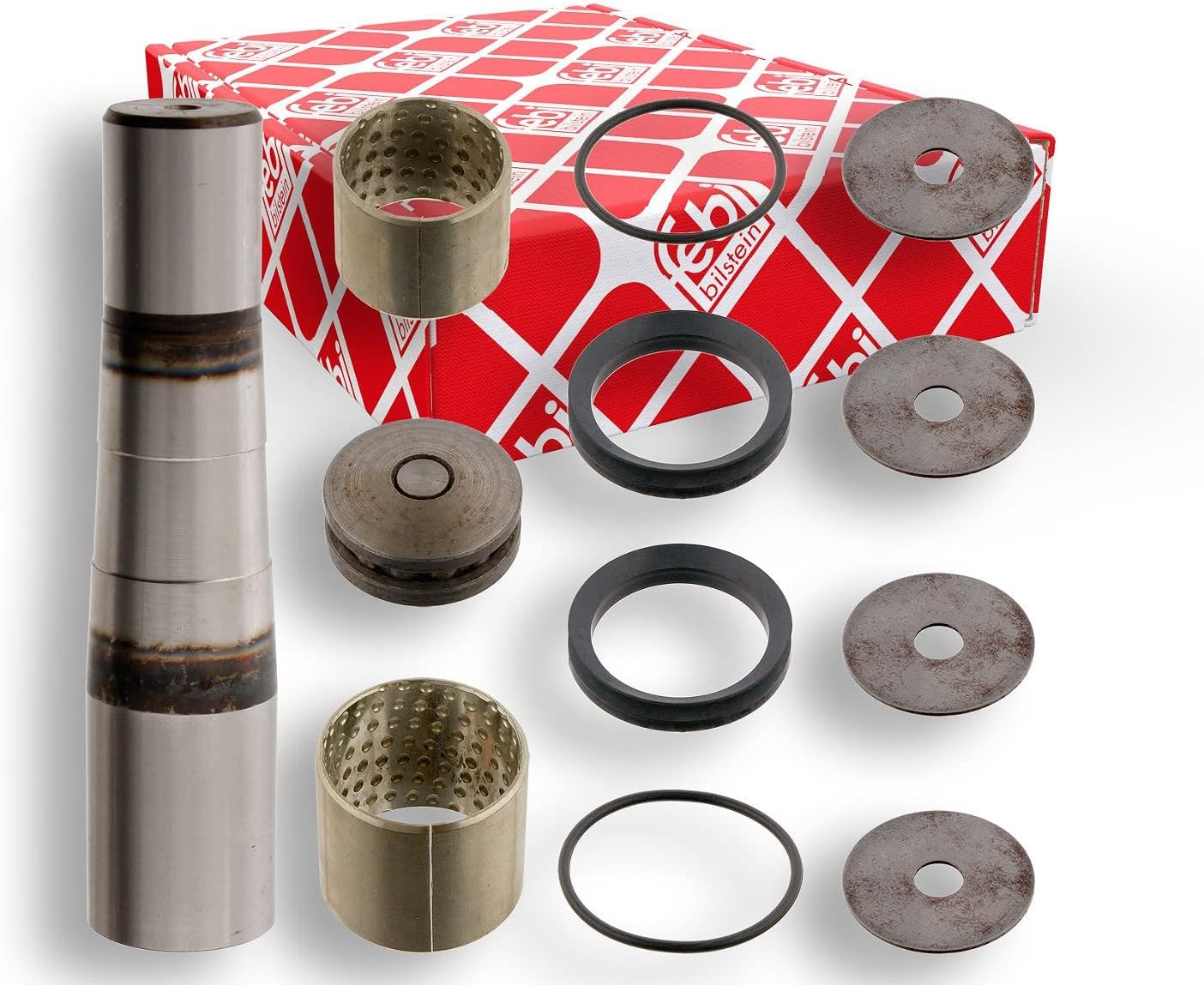 febi bilstein 39130 king pin set with friction bearing, single set - Pack of 1