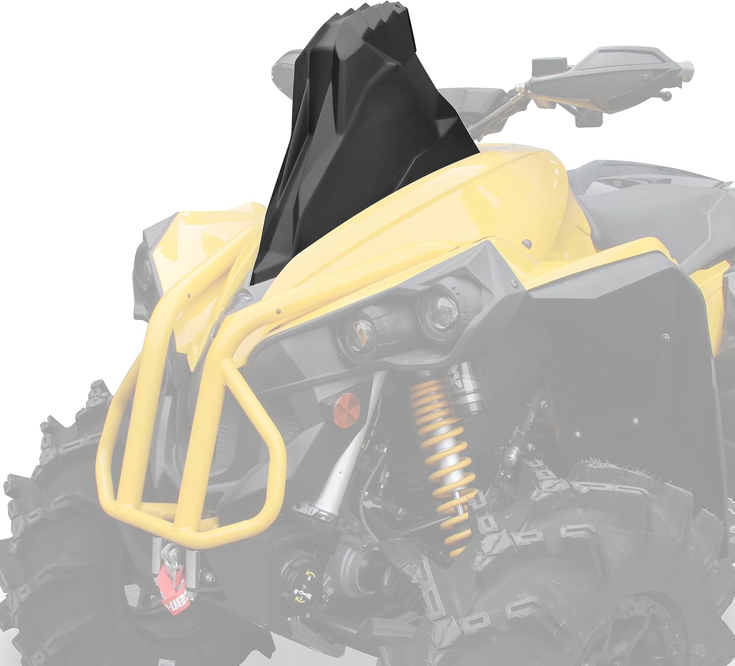 Raised Hood Vent for Renegade X MR 570/850/1000R 16-20, Black Mohawk Hood Snorkel Kit Intake Air Relocation Extend Kit for Can-Am Renegade X MR 570 850 1000R 2016-2020 Accessories, Replace #705009685