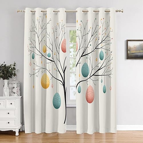 Miniatura 1134 de Cenefas de cocina modernas con patrón de cobre marrón dorado para ventanas, cenefas opacas abstractas de marcas de arañazos y cortinas opacas