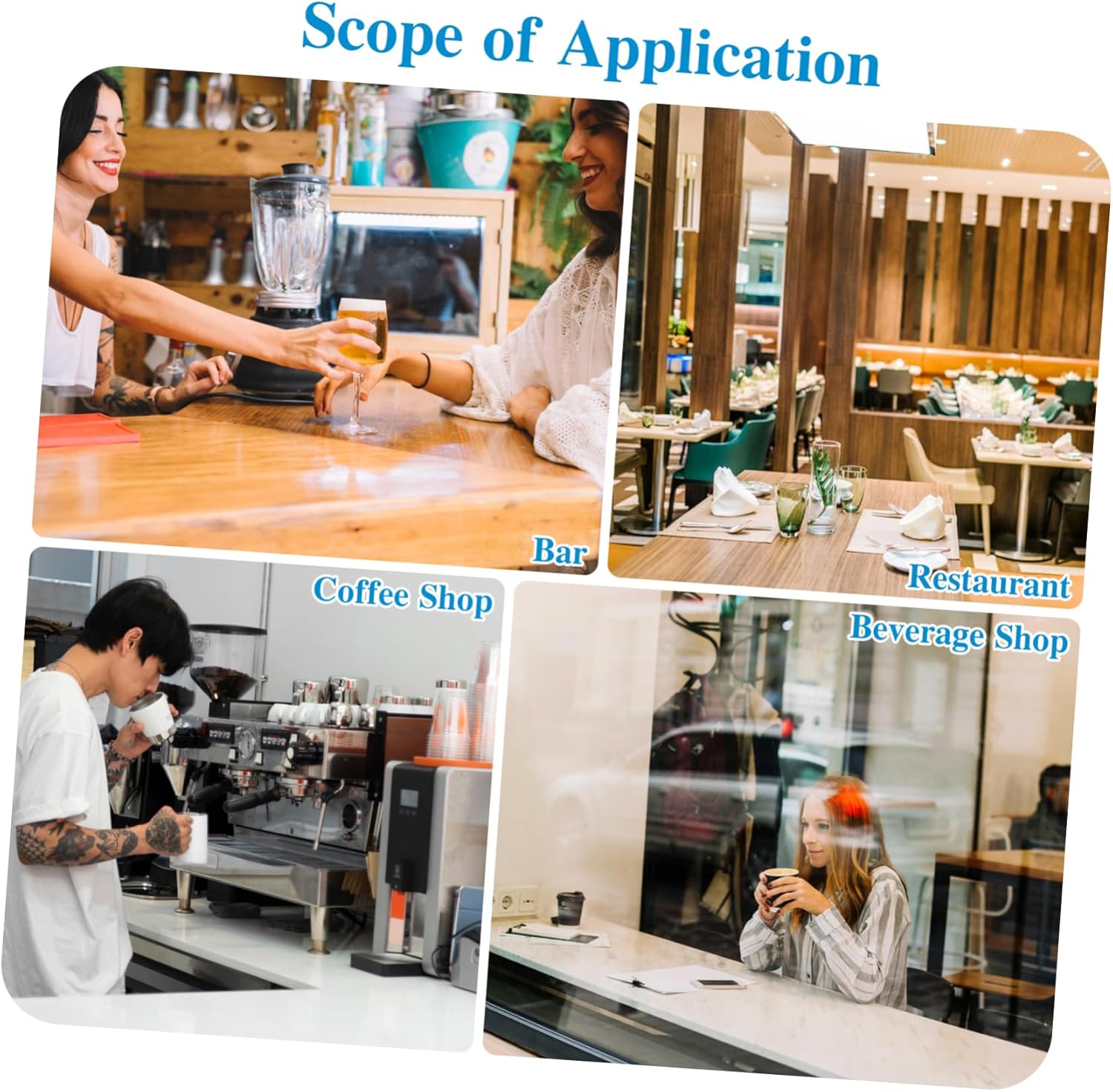 Acrylic Straw Storage Box Restaurant Straw Dispenser Coffee Bar Accessory