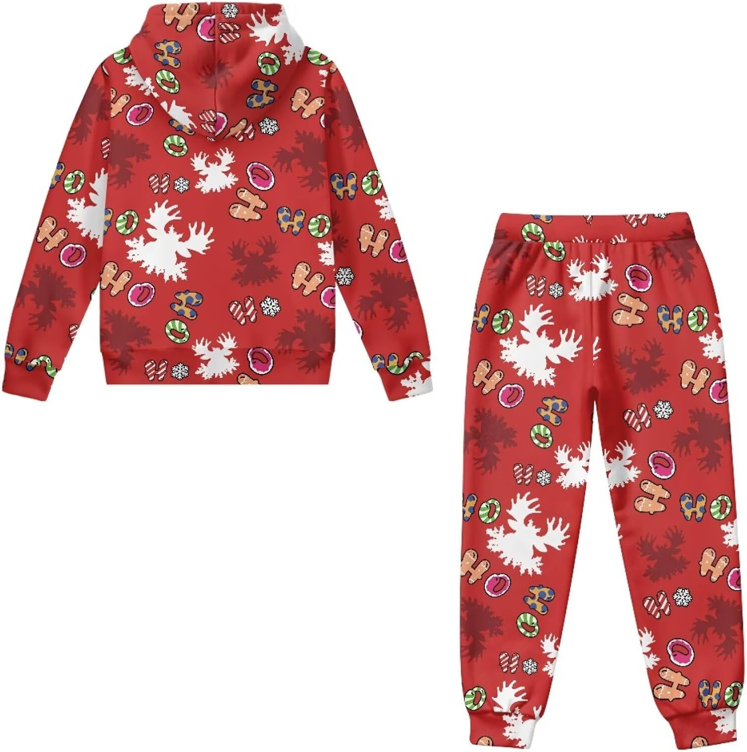 Girls Zip Up Hooded Jogger Sets with Pocket Long Sleeve Tracksuit Hoodie Top for Casual Daily Wear 6-15 Years