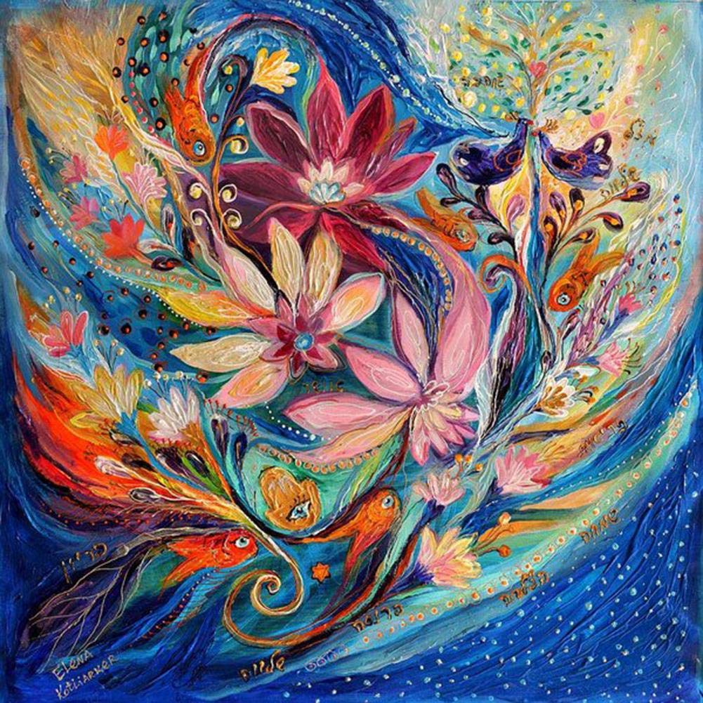 globeagle 5D DIY Full Drill Diamond Painting Exaggerated Cross Stitch (Painting06)