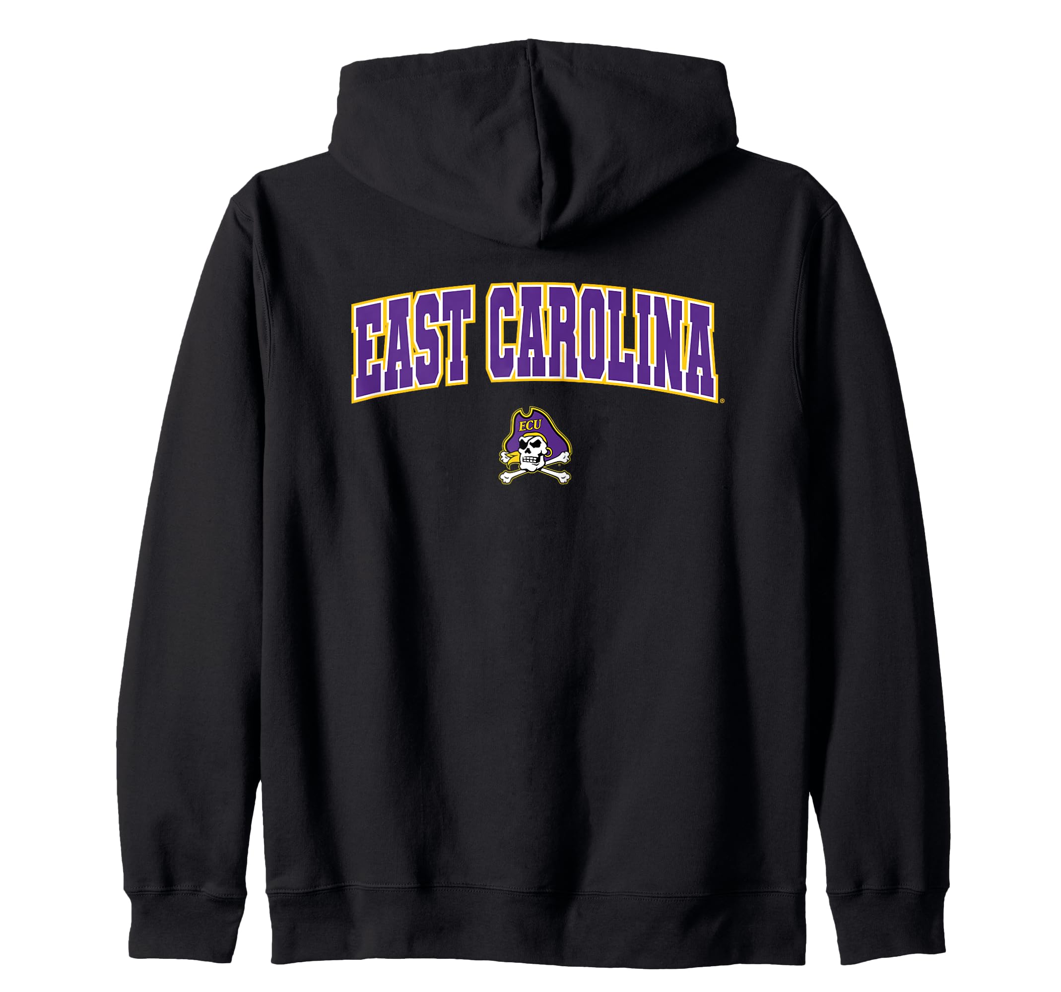 East Carolina University ECU Pirates Arch Logo Zip Hoodie