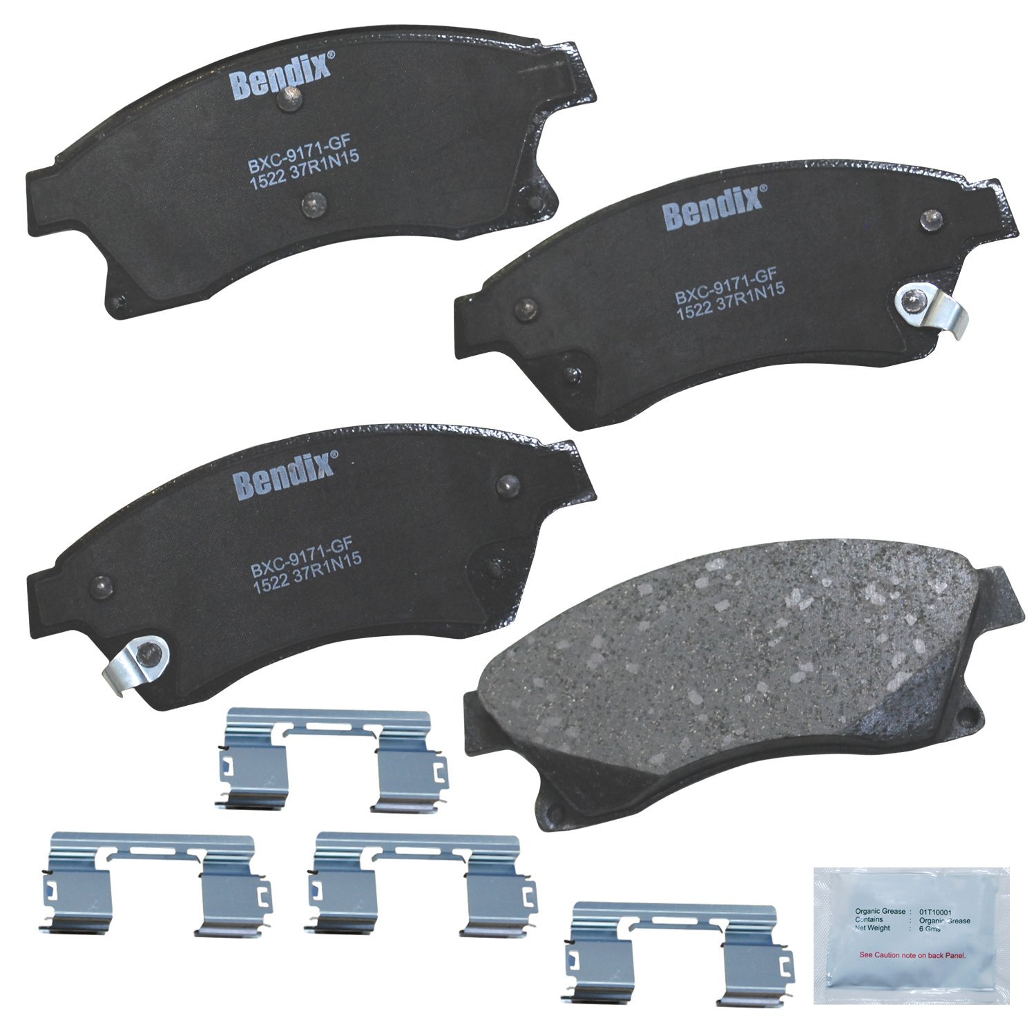Bendix Priority1 CFC1522 Ceramic Front Brake Pads