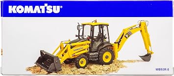 Universal Hobbies - Komatsu WB93R-8, UH8142, Yellow