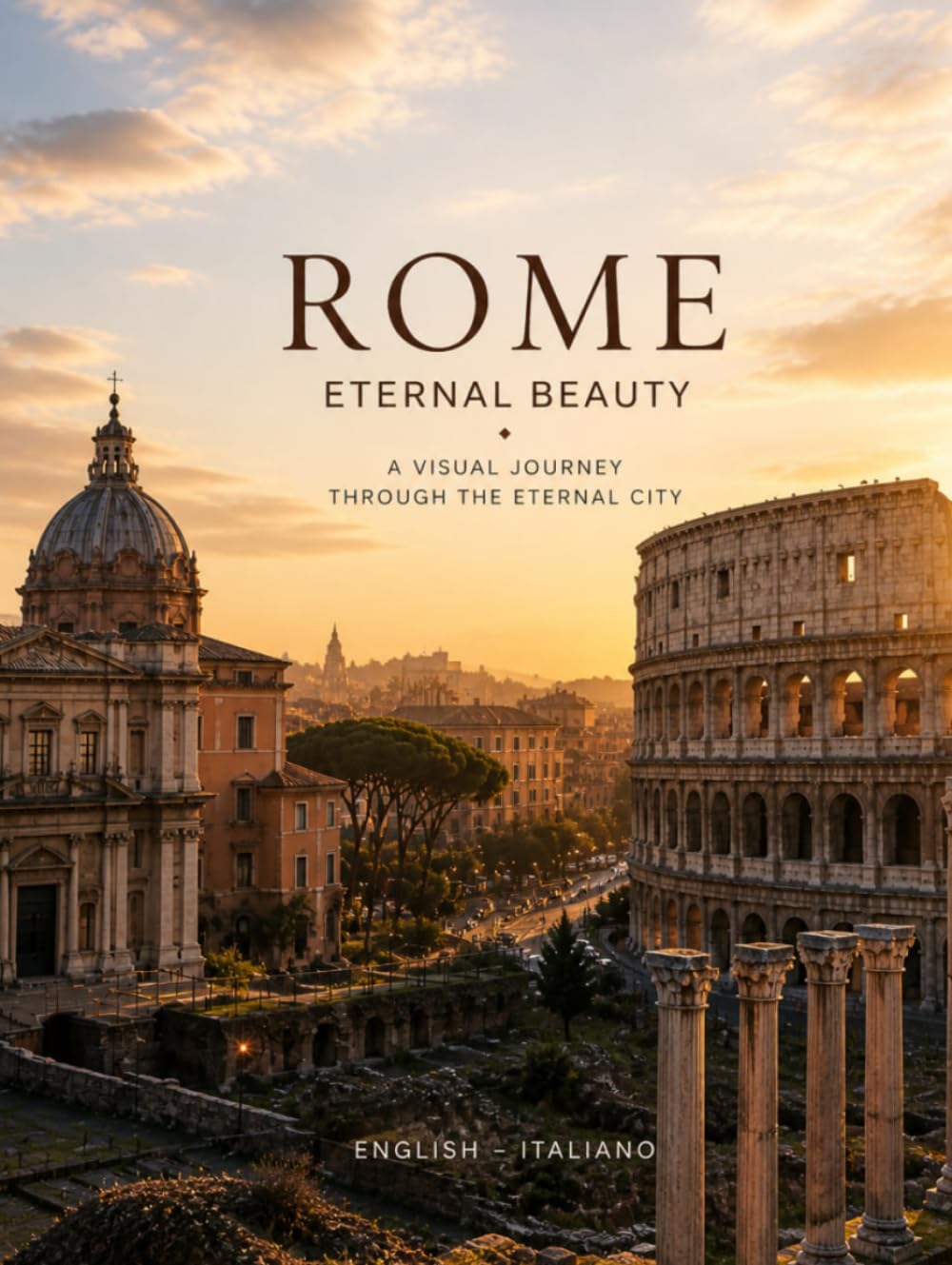 ROME ETERNAL BEAUTY A VISUAL JOURNEY THROUGH THE ETERNAL CITY: ENGLISH – ITALIANO
