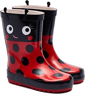 Harry Bear Girls Ladybug Wellies