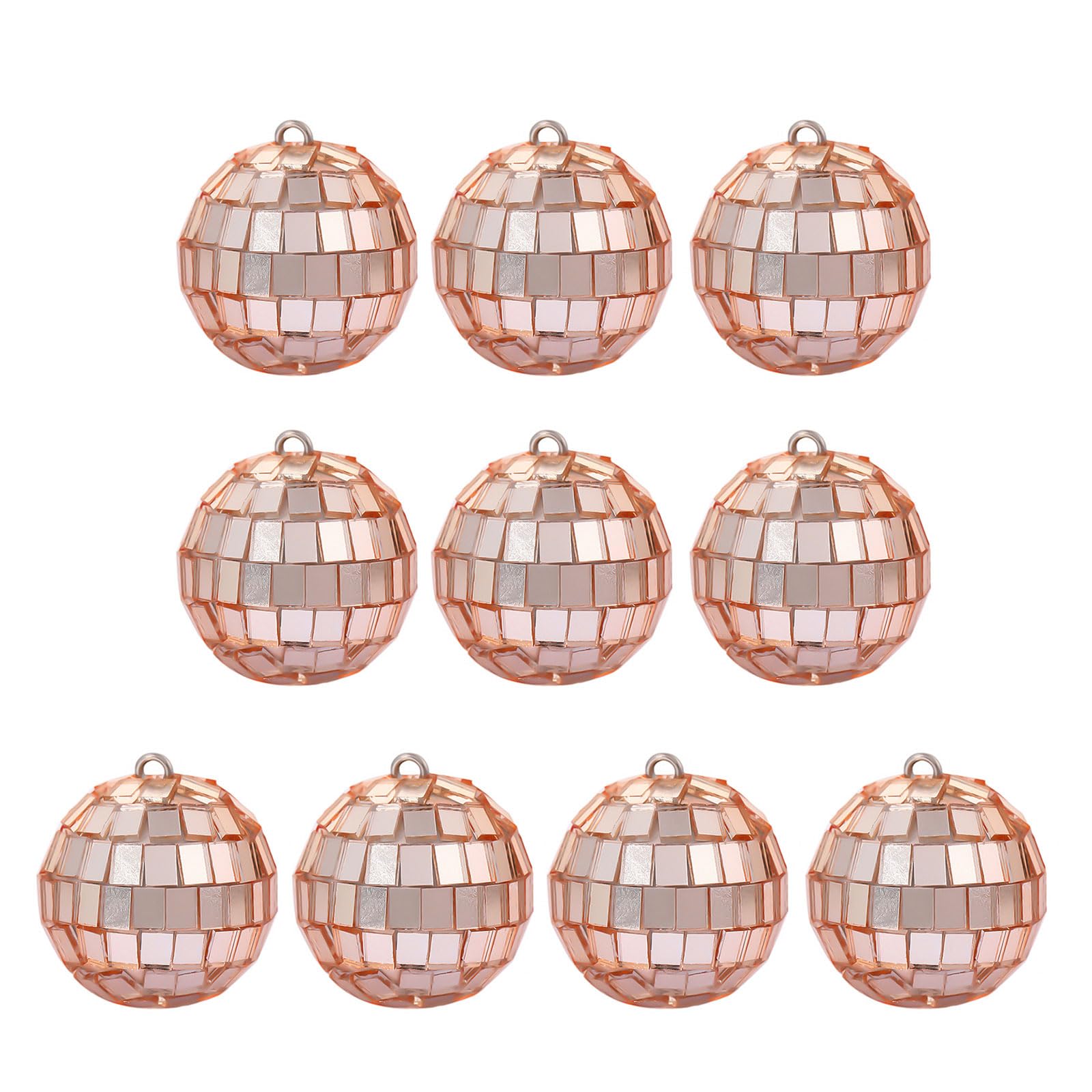 Linvimia Champagne Gold Festival Christmas Ornament Glasses Ball With Reflective Coating Christmas Home Decoration For Holiday Decorations Ornament Ball