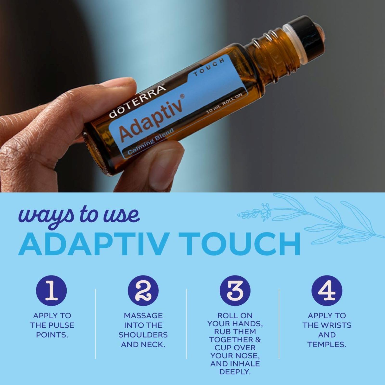doTERRA Adaptiv™ Touch Calming Blend, 10 mL : Amazon.ca: Health