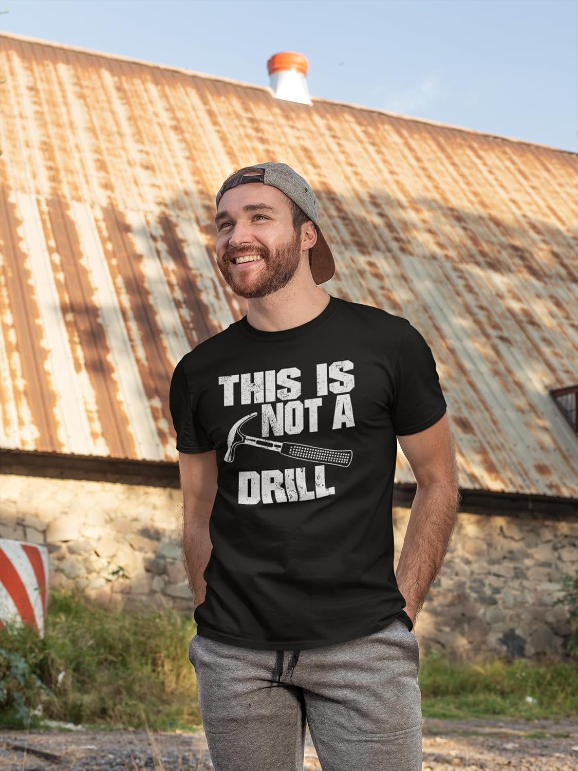 This is Not A Drill Shirt – Funny Shirts for Men Dad Jokes T Shirts for Men Good Guy Shirt Dad Joke Home Depot Apparel