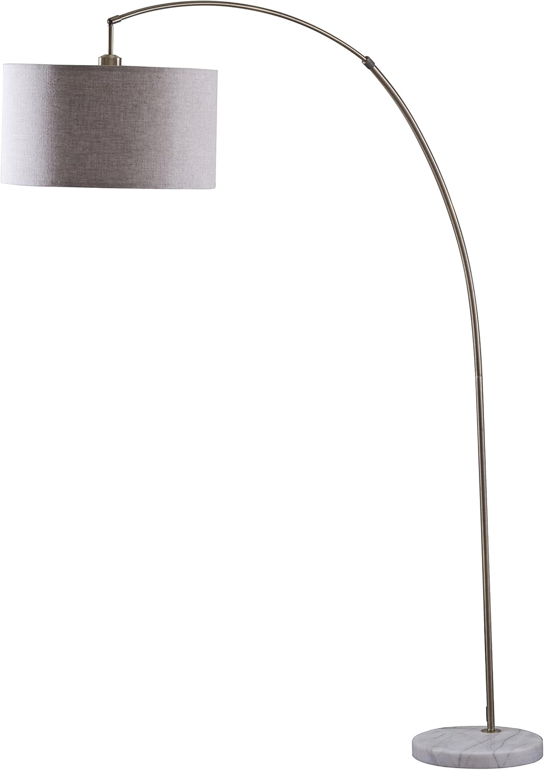 Major-Q 6931-AB-LED Steel Adjustable Arching LED Floor Lamp, 81" H