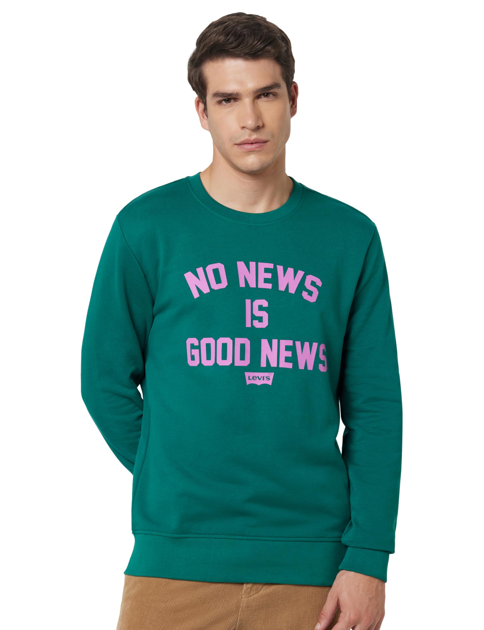 levi's Men's Cotton Typography Printed Crew Neck Sweatshirt-picture-10