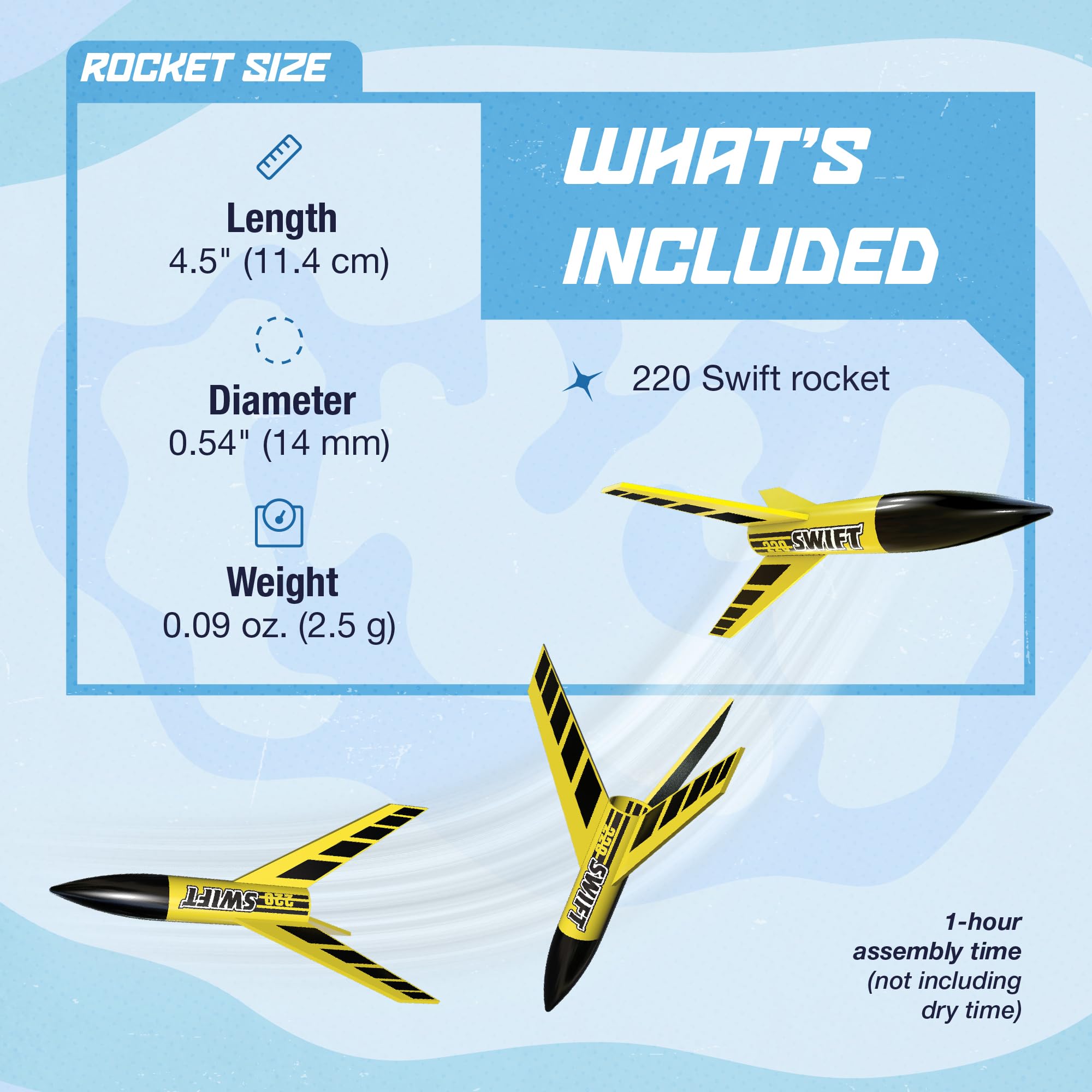 Estes 220 Swift Rocket Kit - Build & Fly! -3