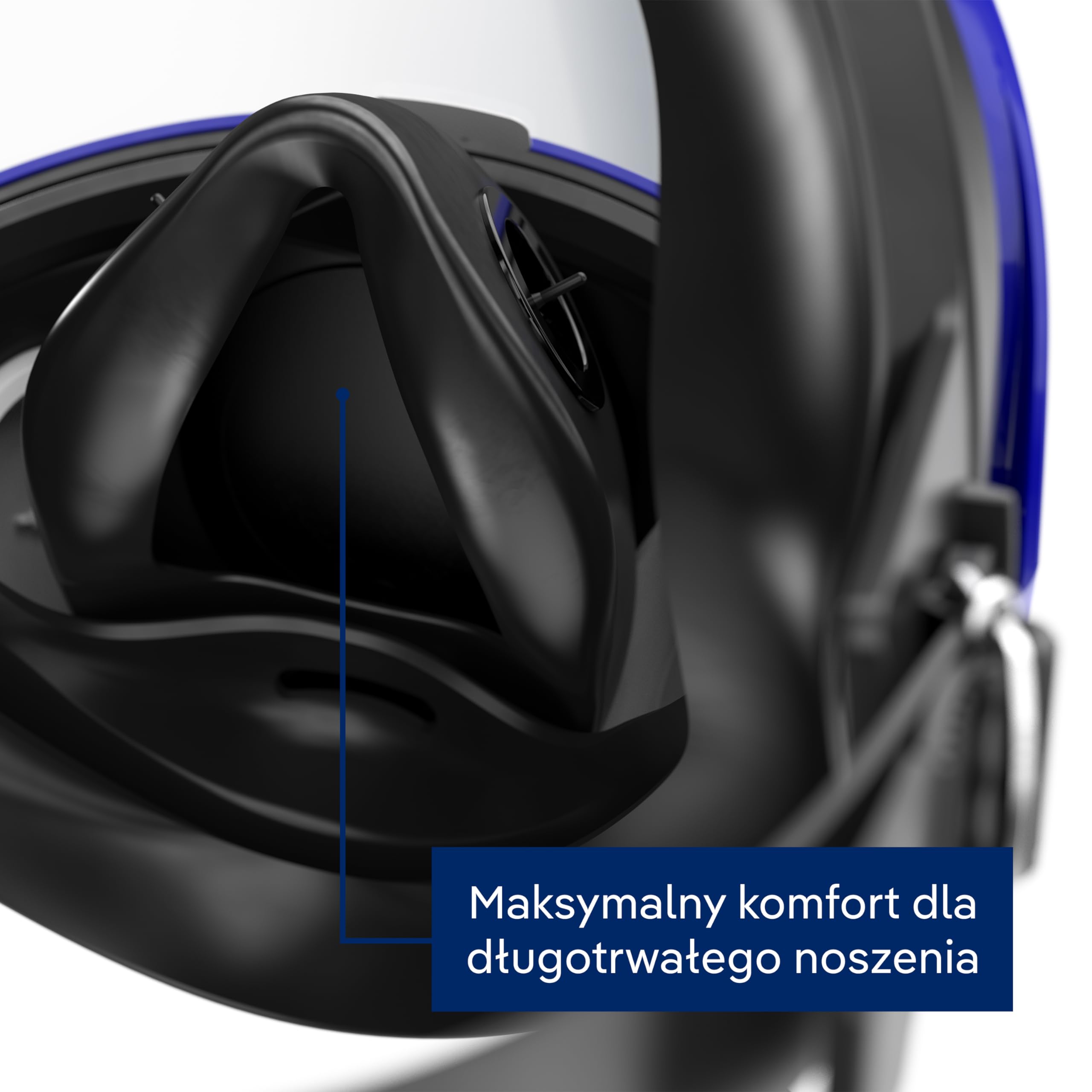 Dräger X-plore 5500 Maska ochronna do oddychania z wymiennymi filtrami P3 R | Odporna na kurz - drobne cząsteczki - proszek metaliczny