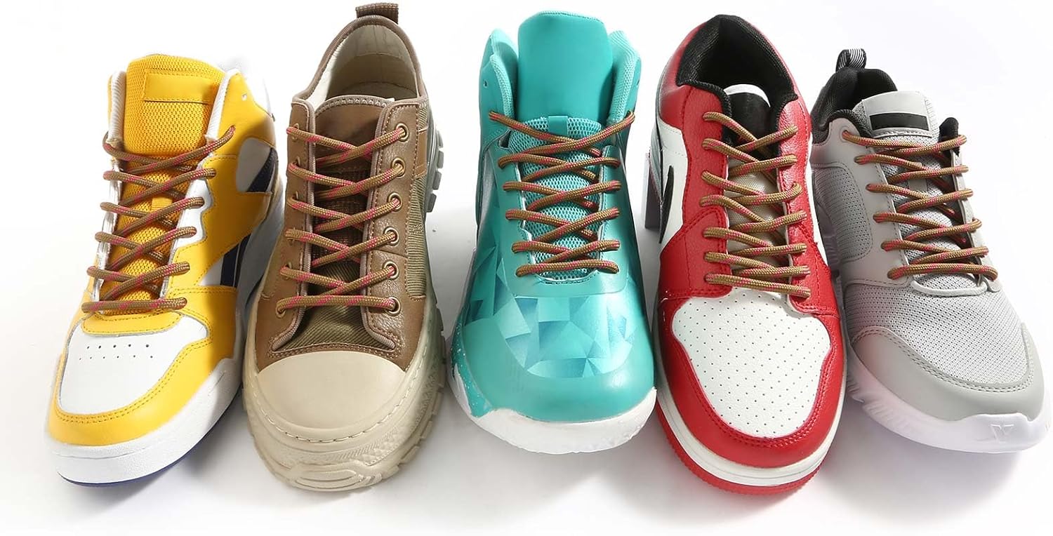 VSUDO Round Shoe Laces for Hiking Boots, 5/32 Inch Shoestrings for Outdoor Work Shoes, Thick Climbing Shoelaces for Boots - Image 5