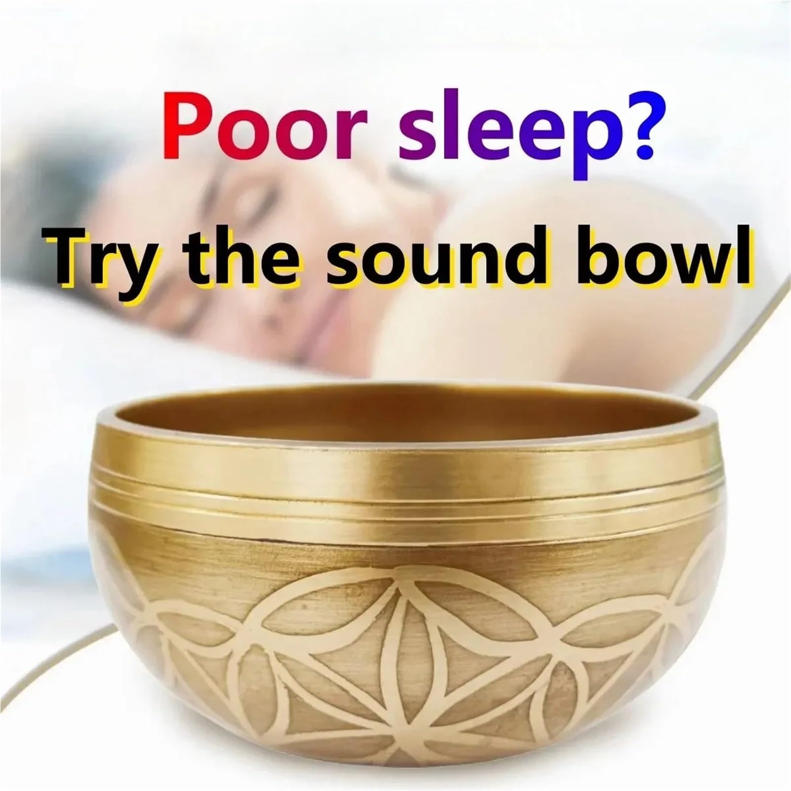 Juego de cuencos tibetanos, cuenco con sonido, meditación única, Yoga, estrés