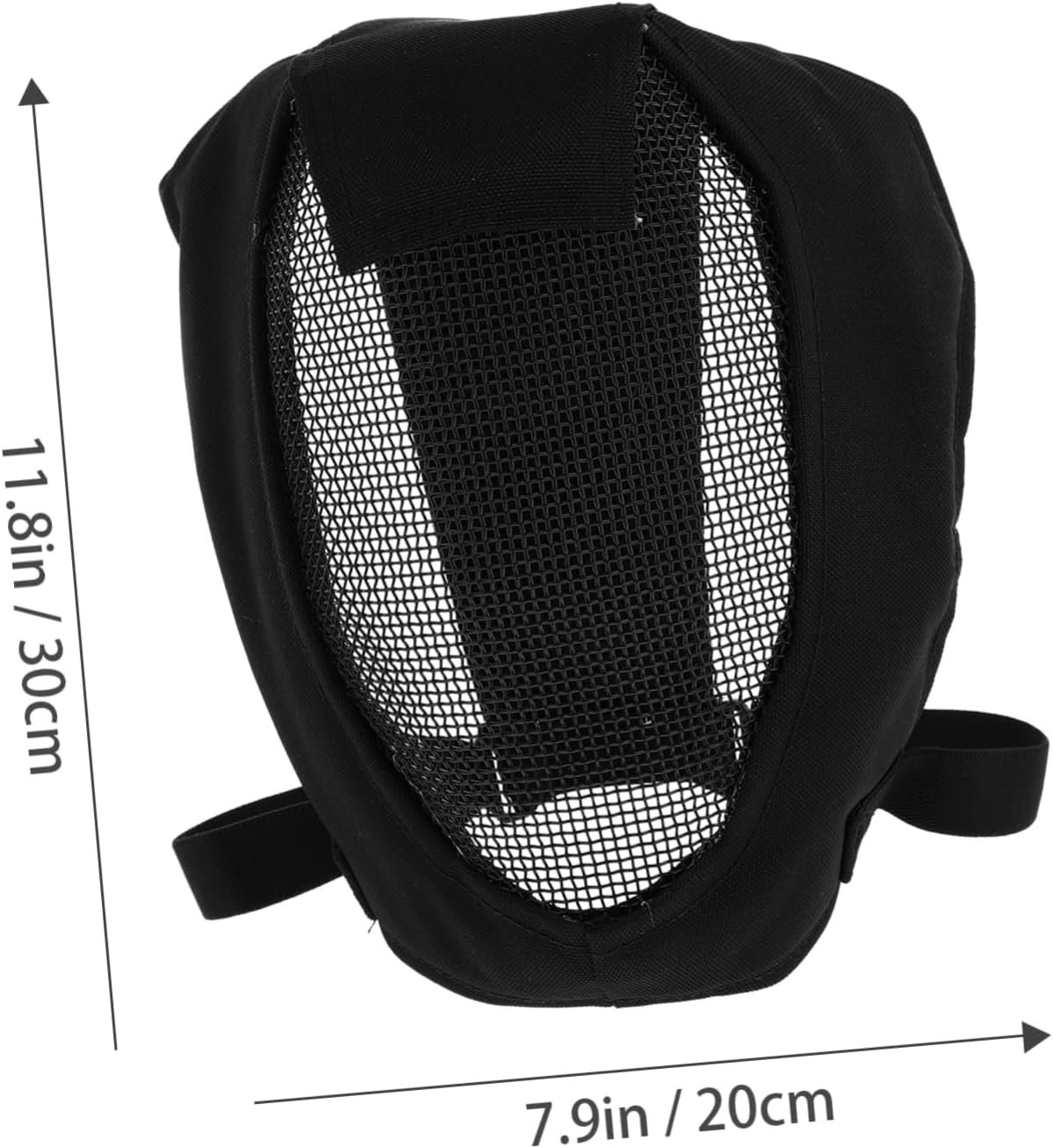 Full Face Steel Mesh Fencing Mask Breathable Protective Face Guard for Outdoor Sports Game Mask