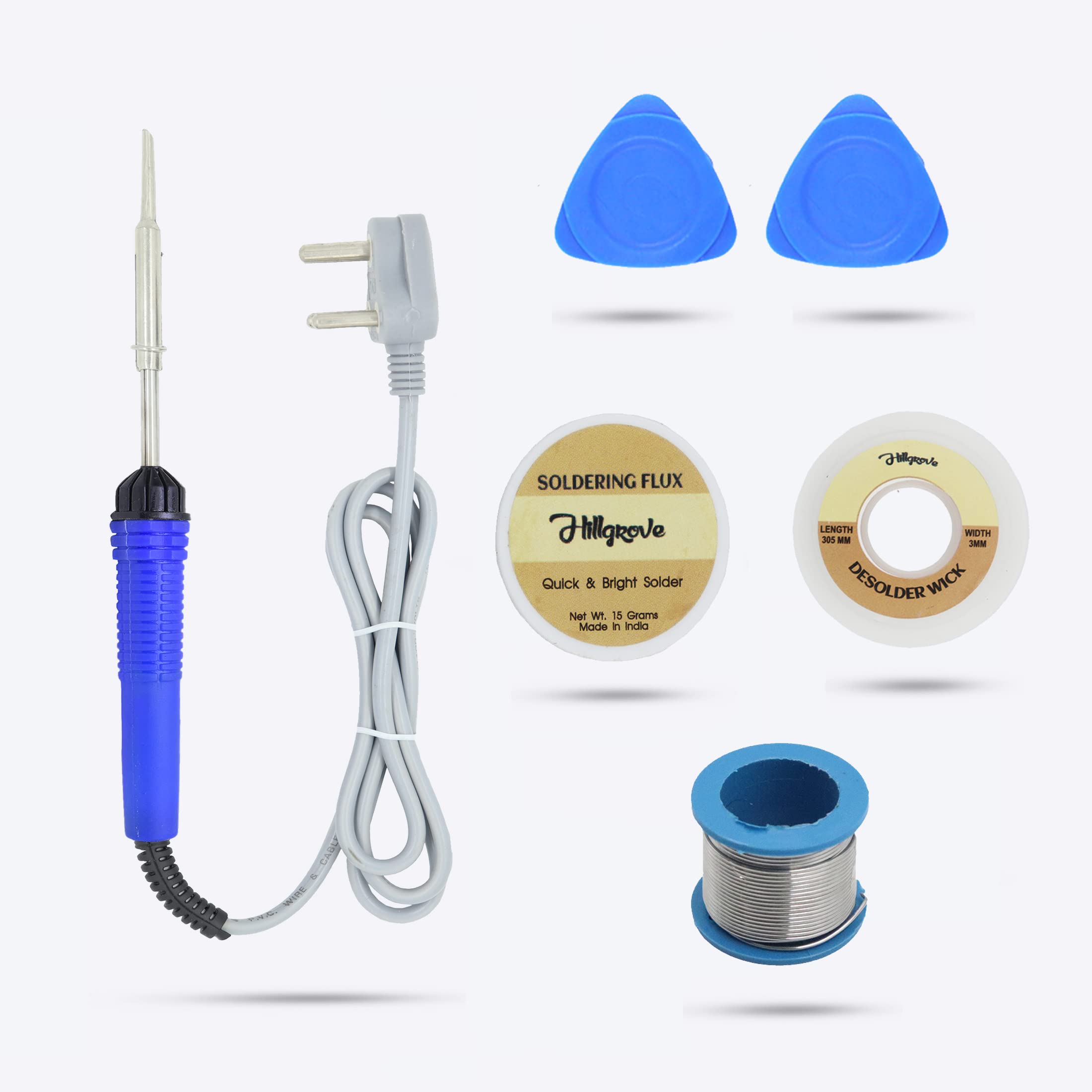 Hillgrove HGVE2M1 5in1 25W Electronic & Hobby Beginner Soldering Iron Kit (B09WXYCDXZ) Amazon Price History, Amazon Price Tracker