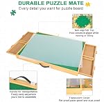 ALL4JIG 1500PCS Portable Puzzle Table with Legs, Adjustable Jigsaw Puzzle Board with 4 Drawers & Cover, 3-Tilting-Angle Jigsaw Puzzle Table for Adults