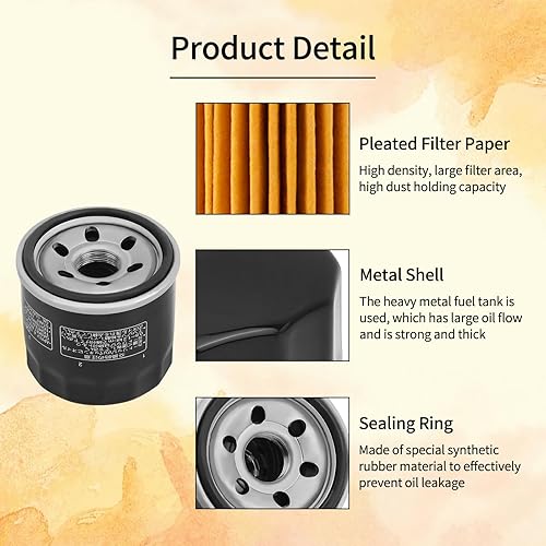 Miniatura 3 de 13780-03G00 Filtro de aire 1651003G00 Filtro de aceite Kit de bujías para Suzuki Eiger 400 LTA400 2x4 LTA400F 4x4 Auto 2003-2007King Quad 400