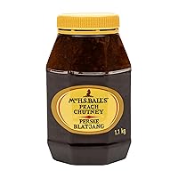 Vista 10 de Mrs Balls HOT Chutney 2.4 lbs Frasco de plástico de boca ancha importado de Sudáfrica