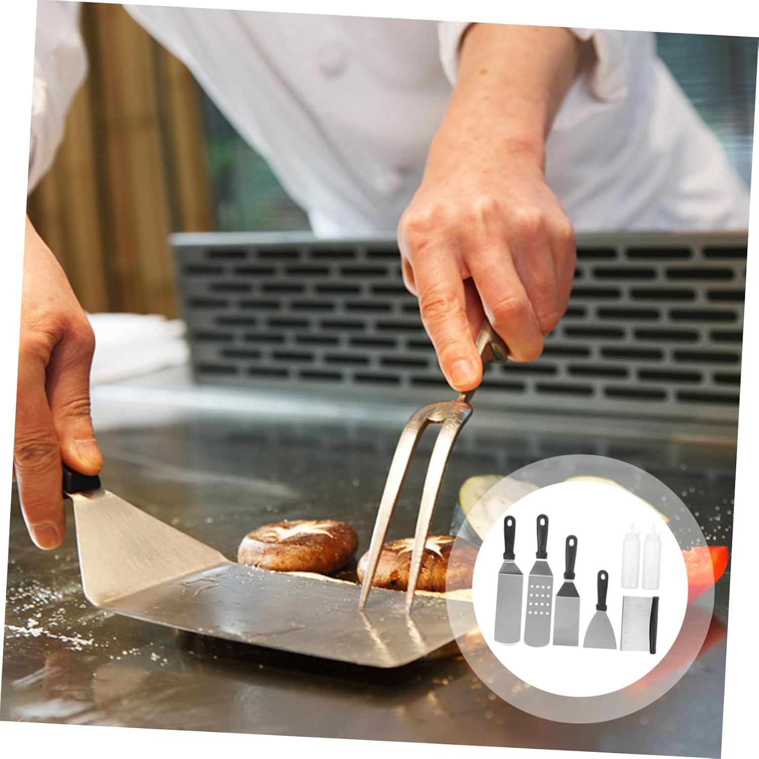 1 Set Stainless Steel Bbq Cooking Tools Set for Outdoor Grill Bbq Accessories for Grilling for Dad