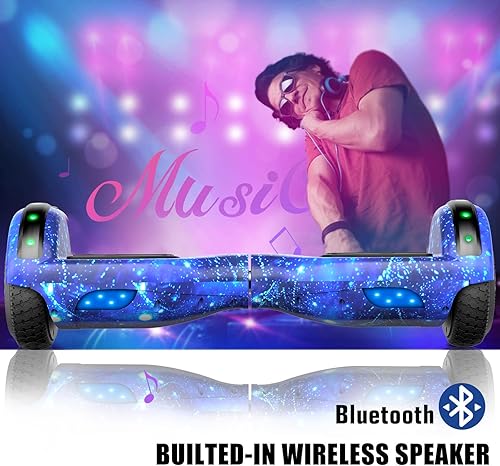 Miniatura 4 de FLYING-ANT Autoequilibrio Patineta con Asiento 6.5 Patineta Eléctrica de Dos Ruedas con Luces LED Flash en las Ruedas