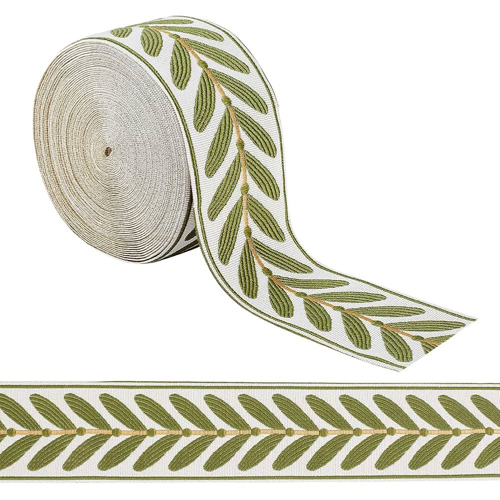 Amazon.com: OLYCRAFT 10.9Yards Jacquard Ribbon Trim 2.4 Inch