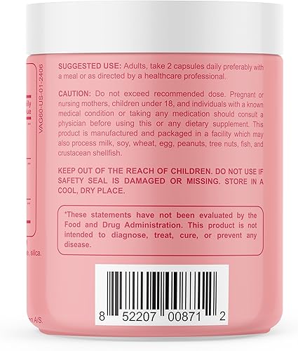 Miniatura 9 de Probióticos vaginales prémium para mujeres, probióticos vaginales Lactobacillus clínicamente estudiados con prebióticos y arándanos para equilibrar