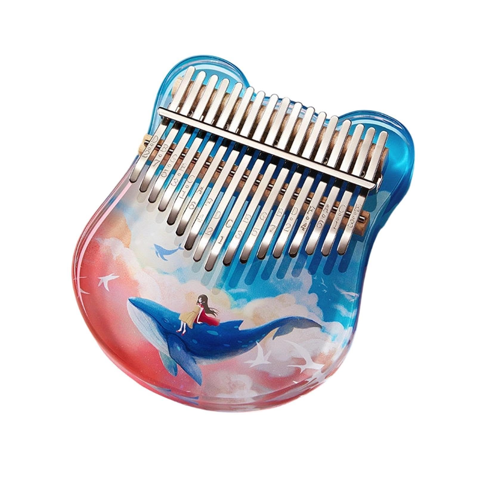 Kalimba portative Acrylique Kalimba Durable