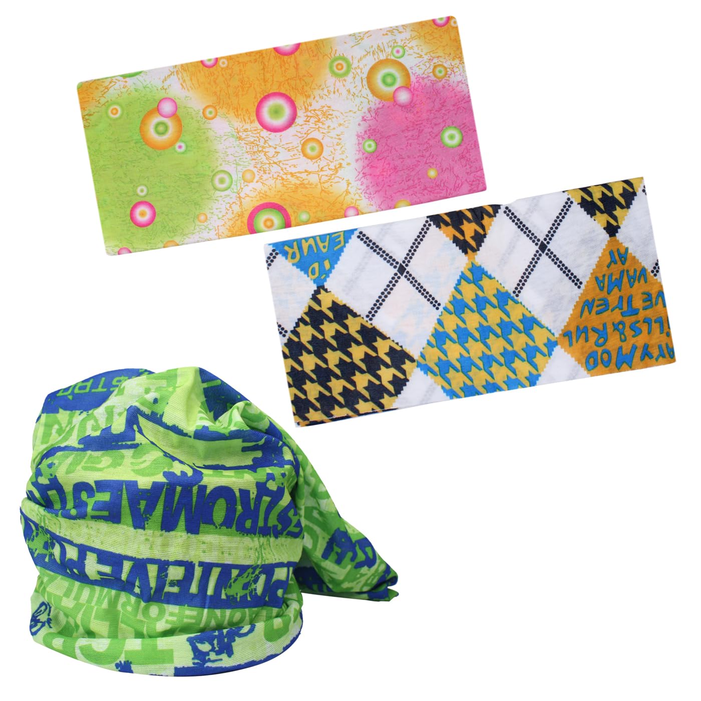 Multipurpose Headband Bandana Neck Scarf/Face Mask For Men and Women (Set of 2)-image-15