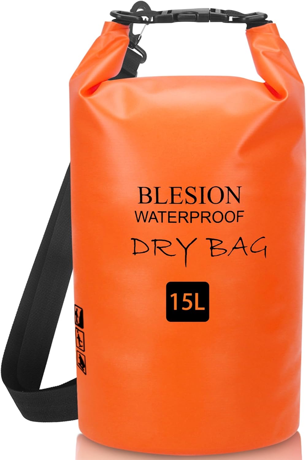 Borsa Impermeabile BLESION 5L-30L - Dry Bag Con Tracolla Per Sport Acquatici, Trekking E Campeggio