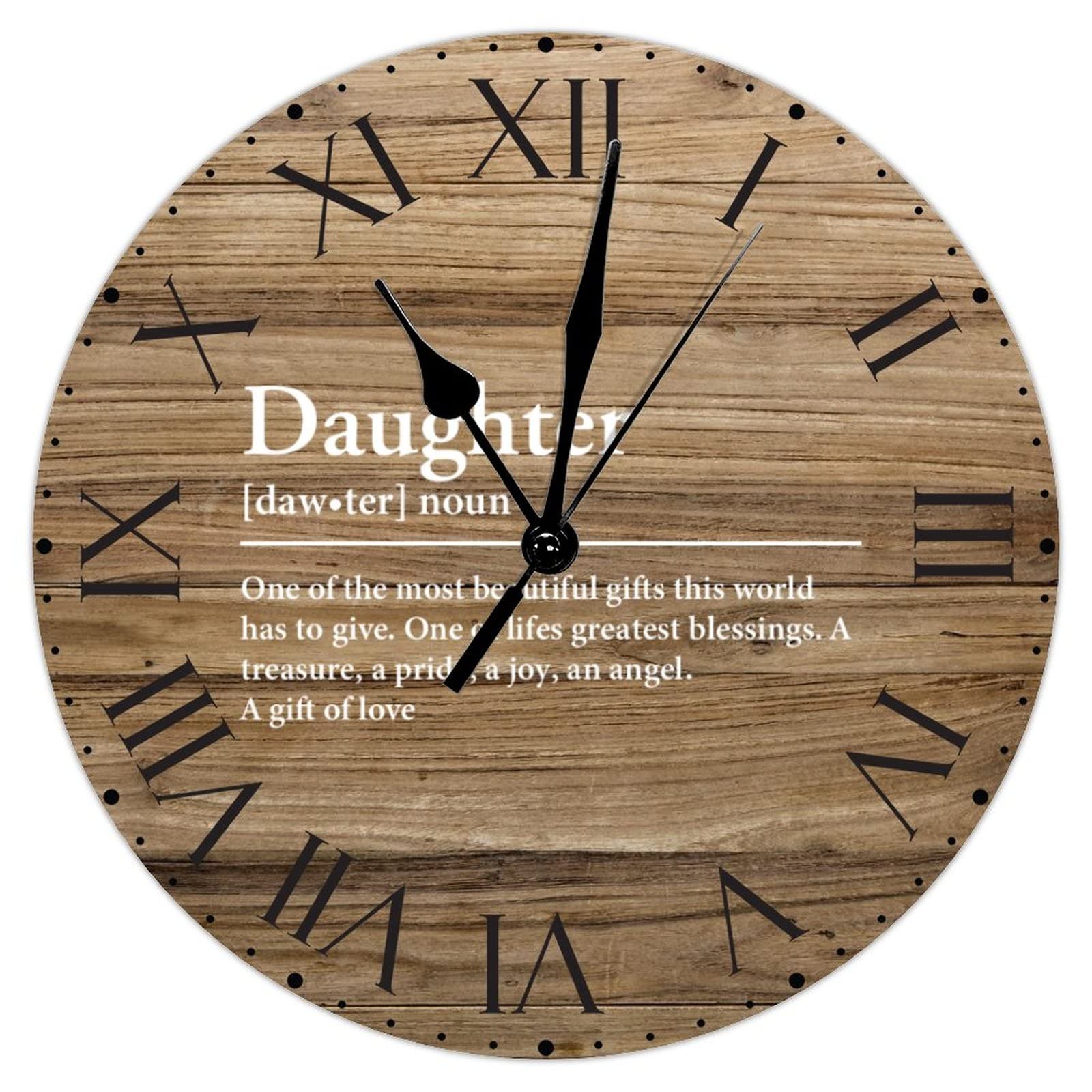 Horloge murale lisible de 30,5 cm pour rompre la monotonie
