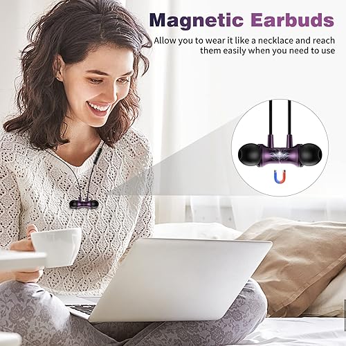 Miniatura 4 de COOYA Paquete de 2 auriculares USB C tipo C con cable para Samsung Galaxy S23 Ultra S22 A54 Flip5 S21 S20 Auriculares magnéticos estéreo con