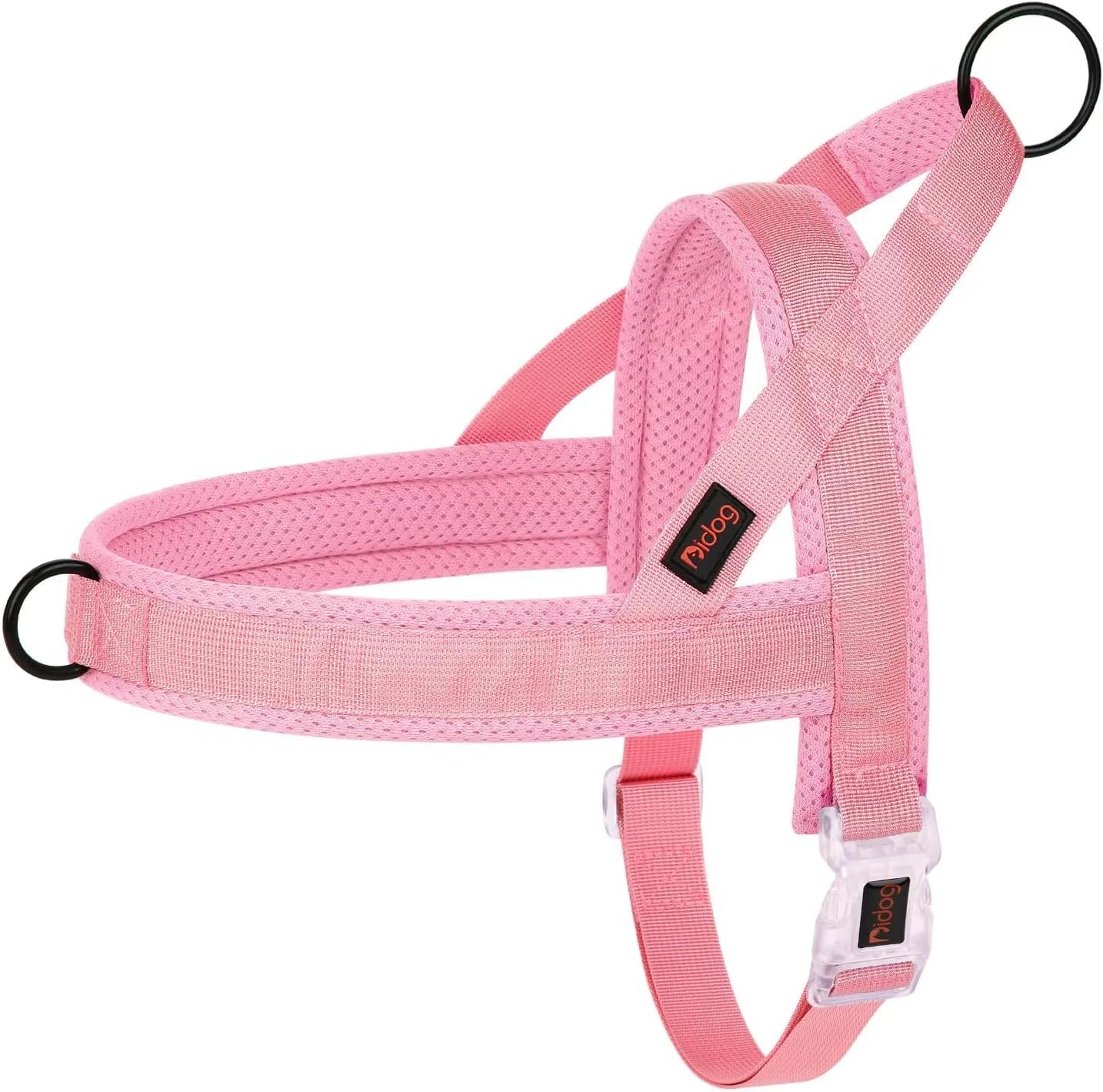 Didog No Pull Dog Harness with Breathable Mesh Padded, Quick Fit & Easy on Dog Vest Harness for Small Medium Large Dogs Training Walking(Purple,S)