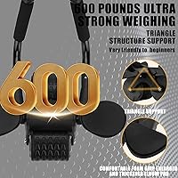 Vista 6 de Uota Rueda Abdominal de Rebote Automático con Soporte para Codo, Rodillo Abdominal para Máquina de Ejercicio Abdominal, Equipo de Entrenamiento