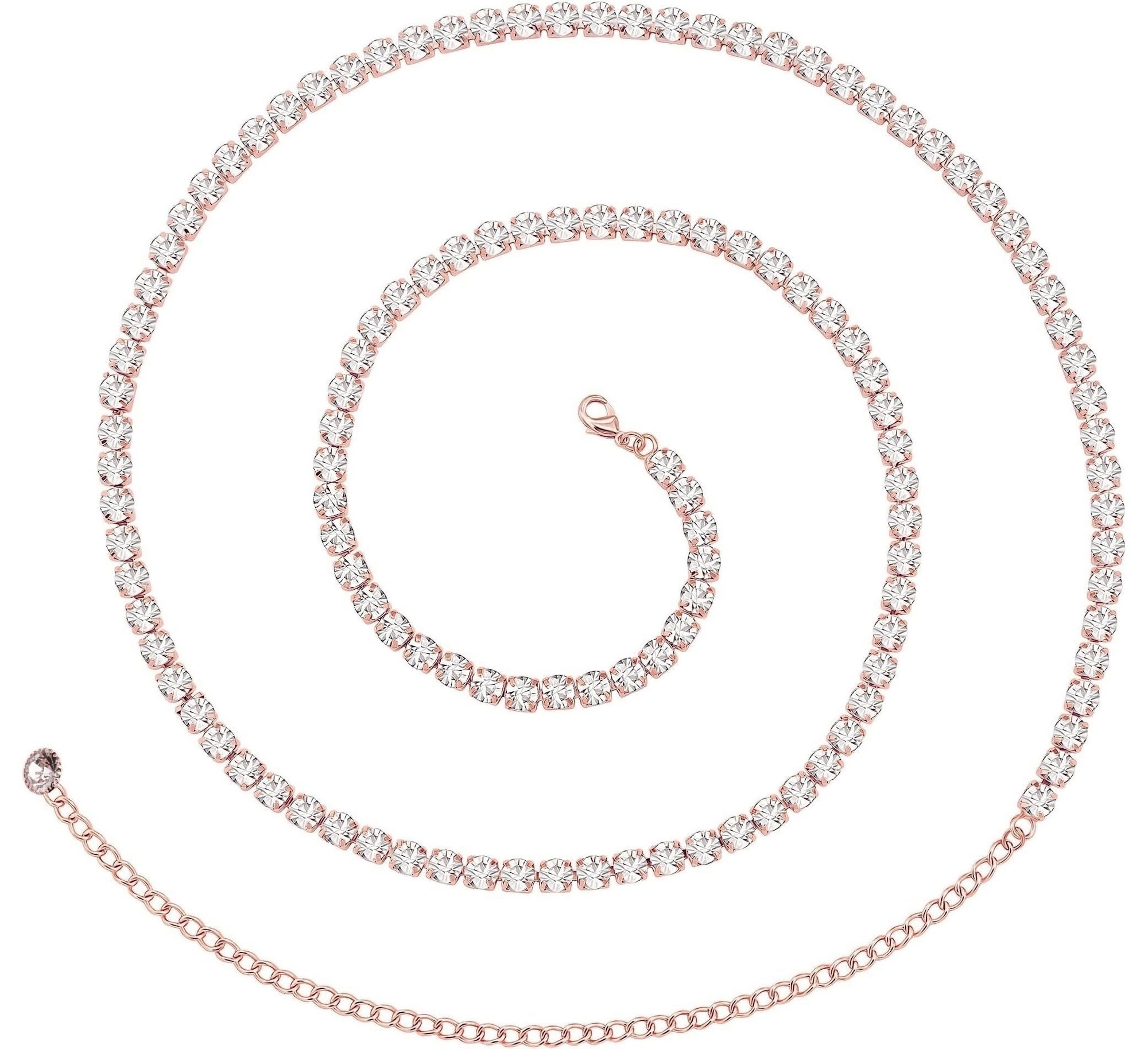 VAMA FASHIONS AD Stone Sexy Body Waist Belt Hip belly Chain karddhani Kamar bandh Saree Vaddanam Kamarband for women & Girls (Rose Gold Belly Hip Chain) (B0D178MB5V) Amazon Price History, Amazon Price Tracker