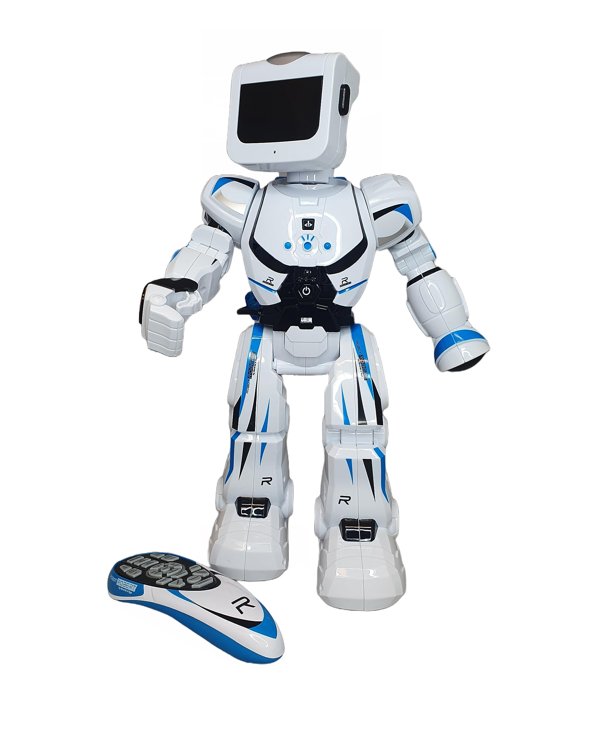 GERARDO'S RC Interactive Robot, Talking, Dancing, Remote Control Robot Toy For Kids, Includes Light Up Eyes & Backpack, STEM Toys For Boys & Girls Age 8-12
