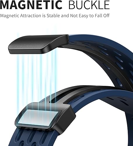 Miniatura 8 de Correa deportiva magnética antisudor para Apple Watch, correas de silicona impermeable y transpirable. Para compatible con iWatch Ultra SE Series