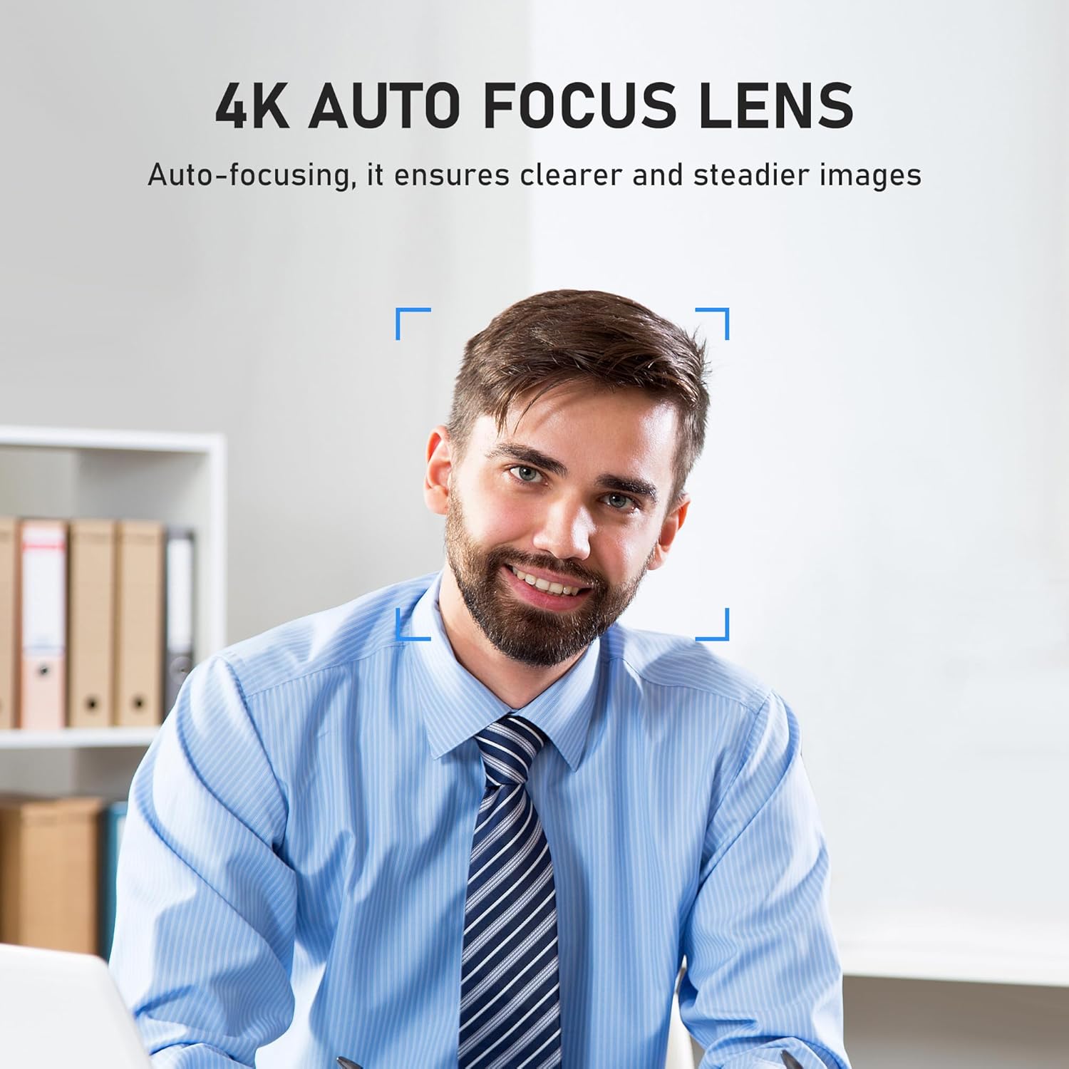 saylas 4K Webcam with Microphone and Speaker, Wide Angle 112°, Remote Control, Autofocus, Digital Zoom, Privacy Cover, Plug & Play Web Streaming Camera for Computer, USB Webcam for Pc