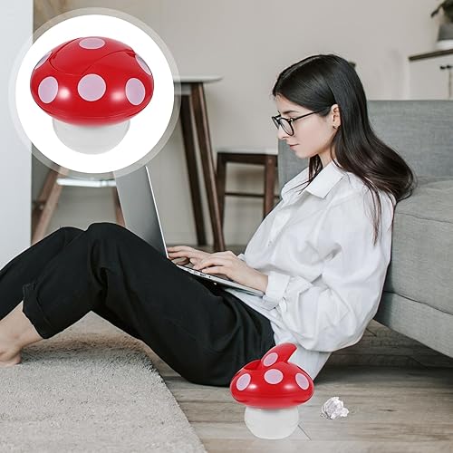 Miniatura 3 de Cubo de basura de hongos, pequeño cubo de basura de hongos, lindo cubo de basura de hongos, cubos de basura de escritorio para el hogar, oficina,