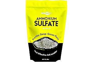 Easy Peasy Plants Ammonium Sulfate Powder 21-0-0 24S: Deep Green Plants, Vibrant Blooms