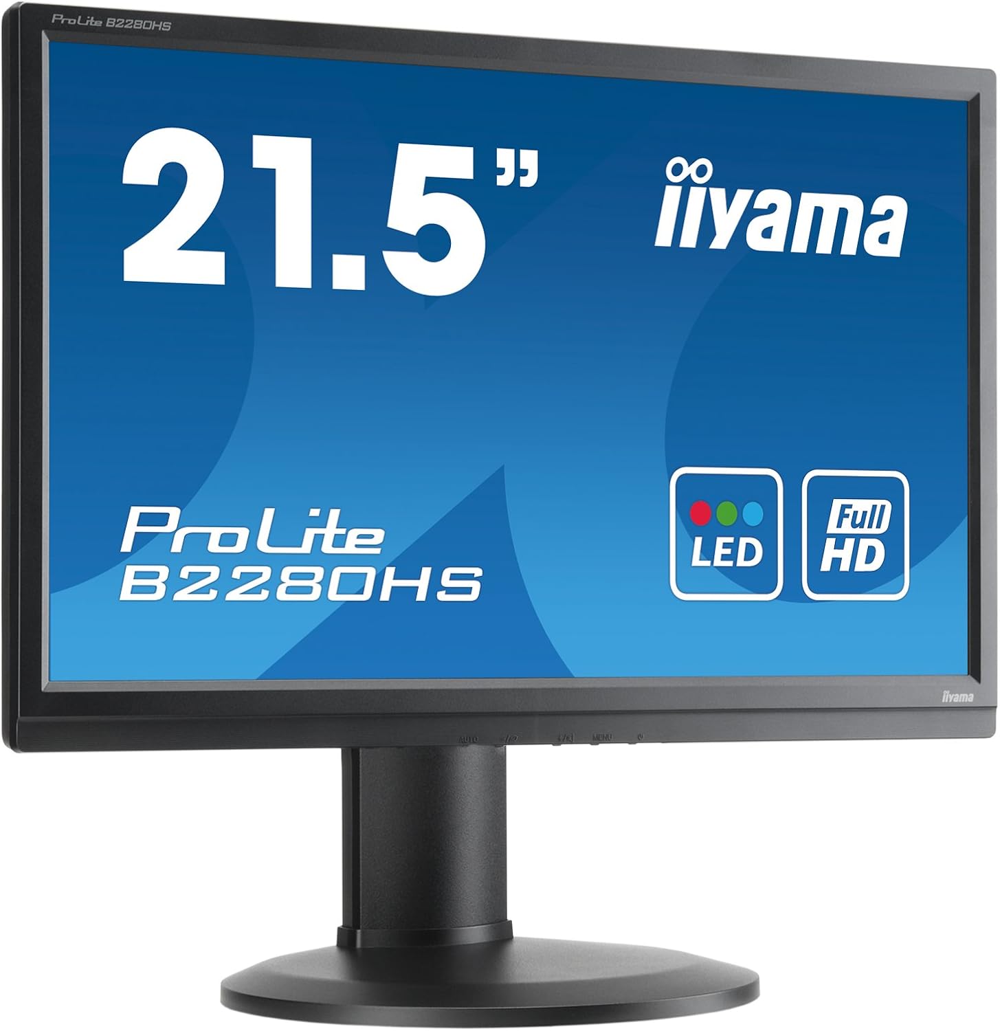 iiyama モニター ディスプレイ B2280HS-B1 (21.5インチ/フルHD/TN/HDMI,D-sub,DVI-D/昇降