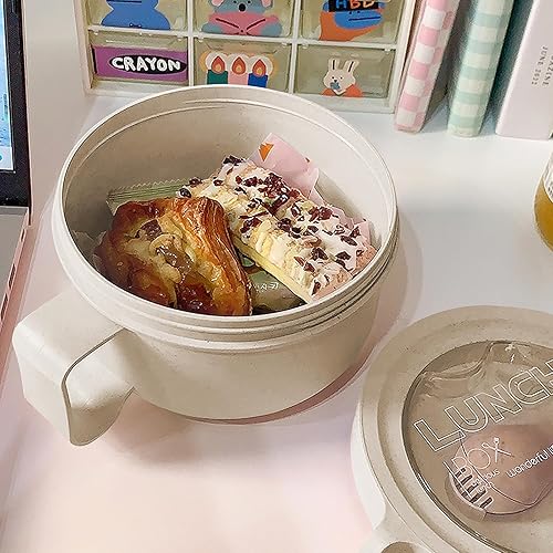 Miniatura 3 de Tazón de ramen para microondas de 28.7 onzas con tapa, cocina de fideos para microondas para artículos esenciales de dormitorio. Diseño de fácil