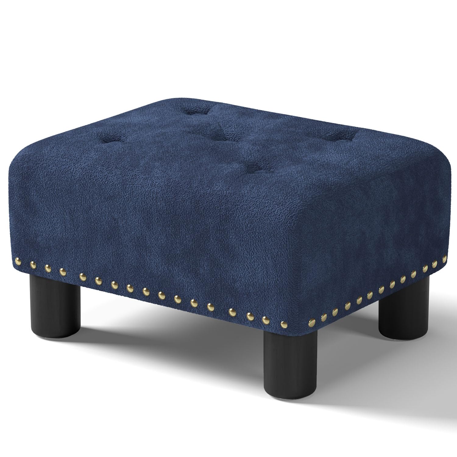 OS MOTOR Foot Stool Ottoman, Small Ottoman Foot Rest with Legs, Rectangle Foolstool Ottomans for Couch, Ottoman Foot Stools for Living Room Entryway (