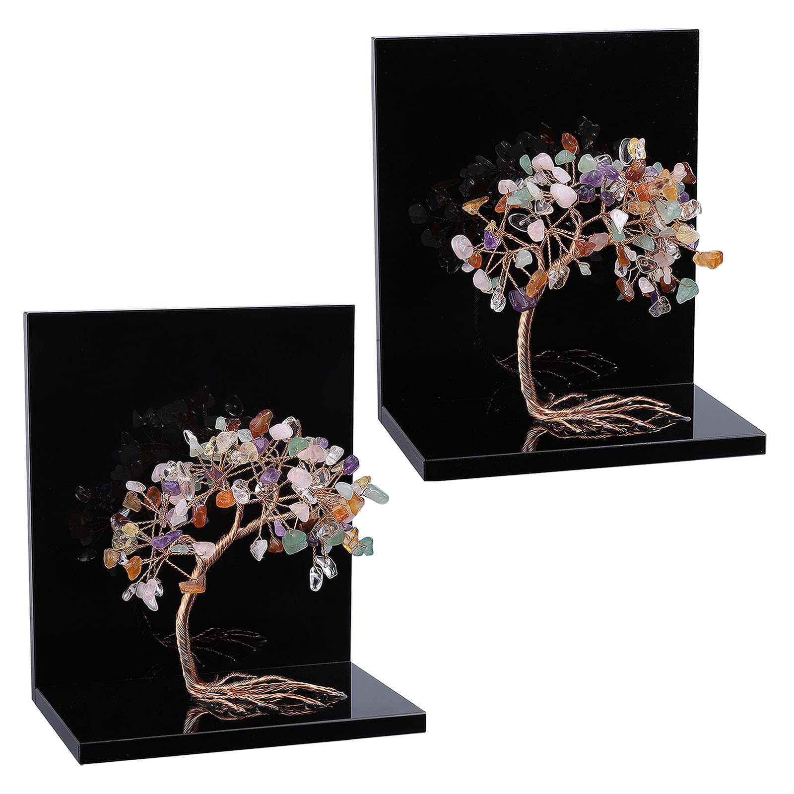 Serre-livres en acrylique haut de gamme et pierres naturelles rockcloud